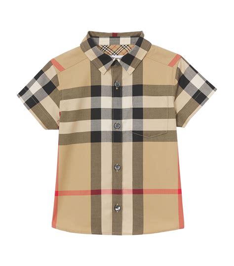 toddler boy burberry shirt|newborn baby boy burberry clothes.